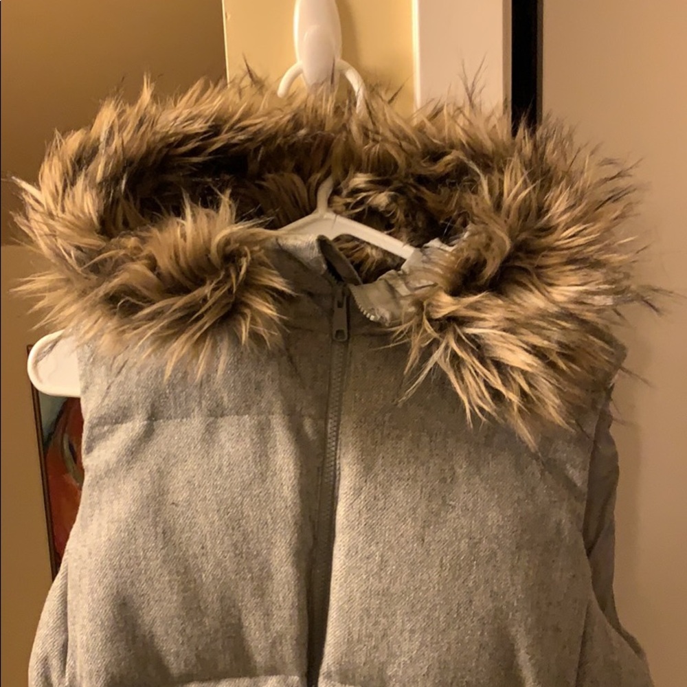 Gray Puffer Vest